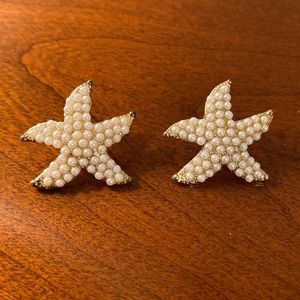Starfish Pearl Earrings